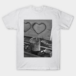 Vintage Love Black and White T-Shirt